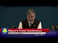 Mayor's Press Conference - April 5, 2023