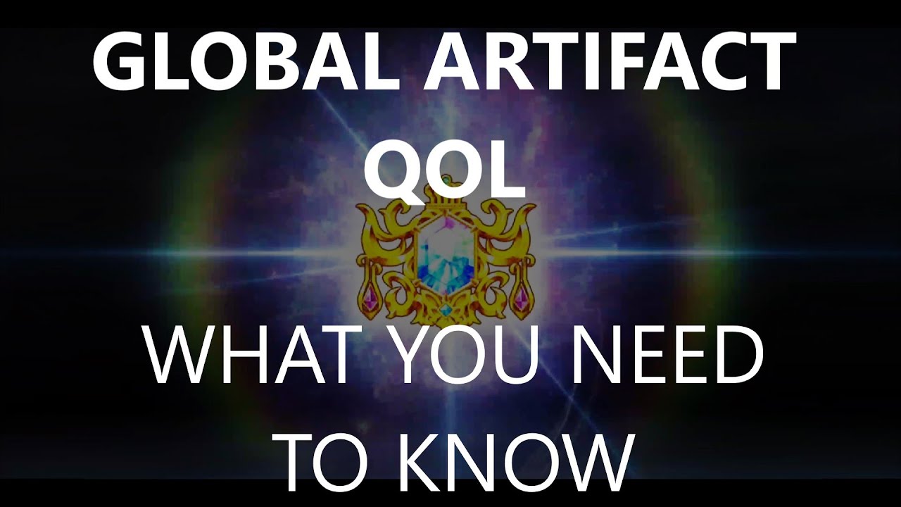 [DFFOO] GLOBAL ARTIFACT CHANGES & QOL EXPLAINED!! YouTube