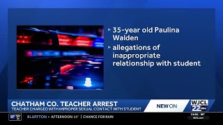 Chatham County teacher arrested for sex crimes involving a student