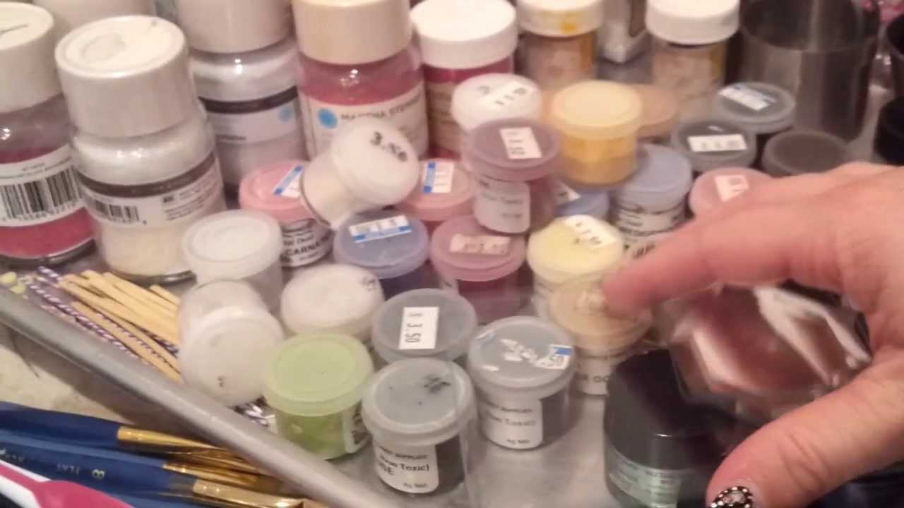 My work area my polymer clay supplies youtube