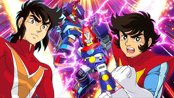 スパロボDD ボルテスV + コン・バトラーV 合体攻撃 (超電磁スピンVの字斬り)[SRW DD Voltes V Combattler V Combination Attack]