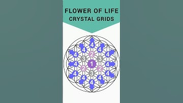 How To Use The Flower Of Life In Crystal Grids #crystalhealing