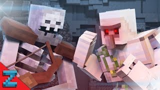 Mutant Skeleton vs. Iron Golem (Minecraft Fight Animation)