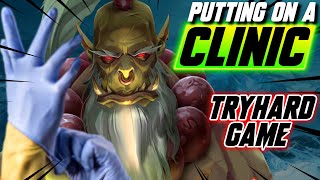 Putting on a Clinic | TRYHARD ORC vs NE - WC3 - Grubby