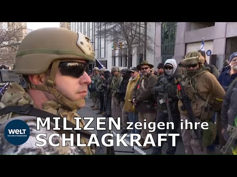 NICHT ALLE LIEBEN TRUMP: Tausende Waffenbefürworter protestieren in Virginia