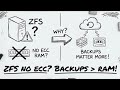 Running ZFS Without ECC? Why Backups Matter More Than RAM!