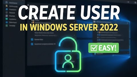 How to Create a User in Windows Server 2022 | Step-by-Step Active Directory Guide #server #windows 