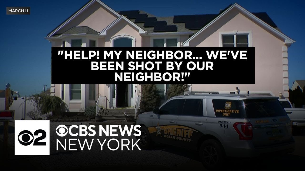 911 calls released from violent neighbor dispute in New Jersey - YouTube