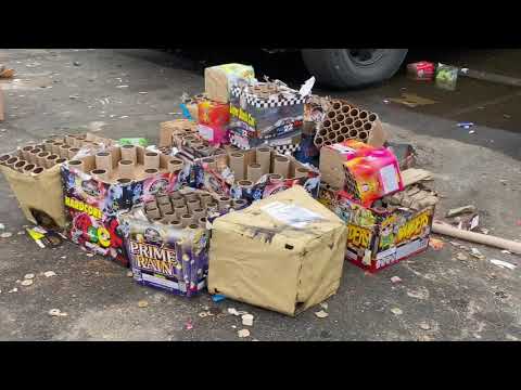 Illegal Fireworks destroys East Oakland business by Derrick Soo