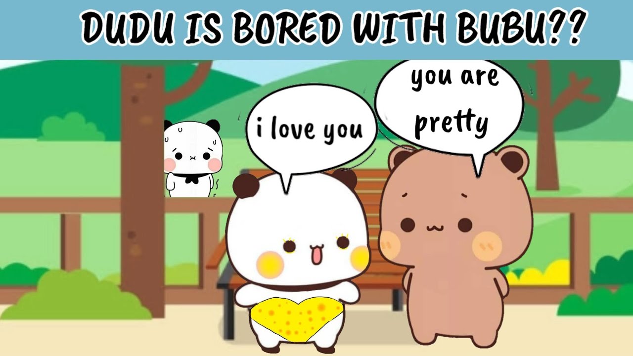 Dudu is bored with bubu? #bubu#dudu#love#lovecouple 