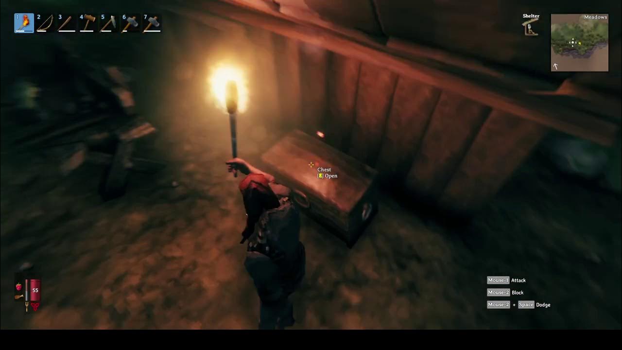 Valheim Building the Chop Block, Tanning Rack and Lots of Bow Hunting