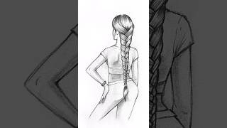 💄 How to draw a braid ❤️ #drawing #art #artwork #anime #fashion #sketch #artist #style