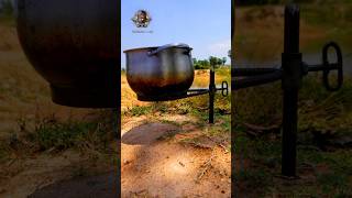 Scrap Metal Project: Smart Stove for Outdoor Cooking #shorts #viralshorts #stove #metal #diyproject