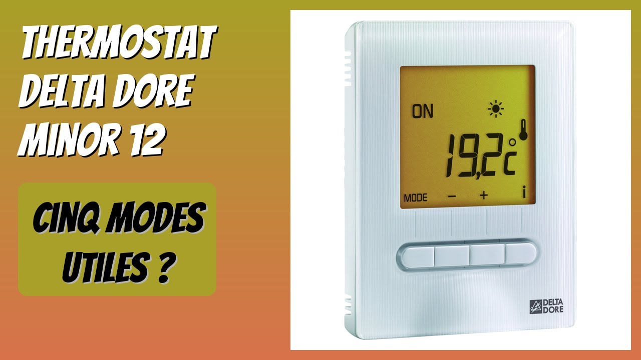 AVIS (2026) Thermostat Delta Dore Minor 12. DÉTAILS ESSENTIELS YouTube — free download