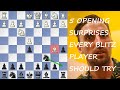 5 opening surprises every blitz player should try  chess opening guide