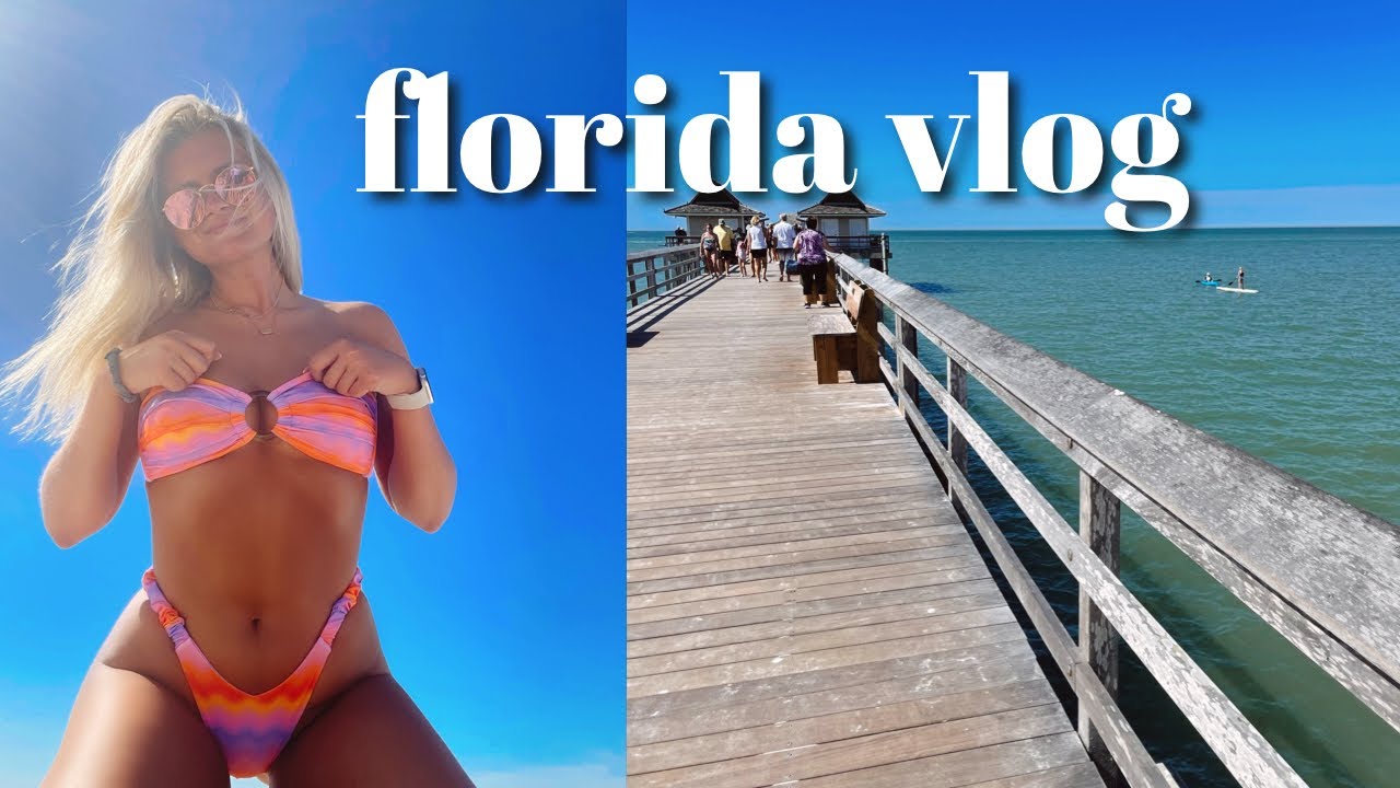 FLORIDA VLOG going to Naples Beach, getting instagram pictures