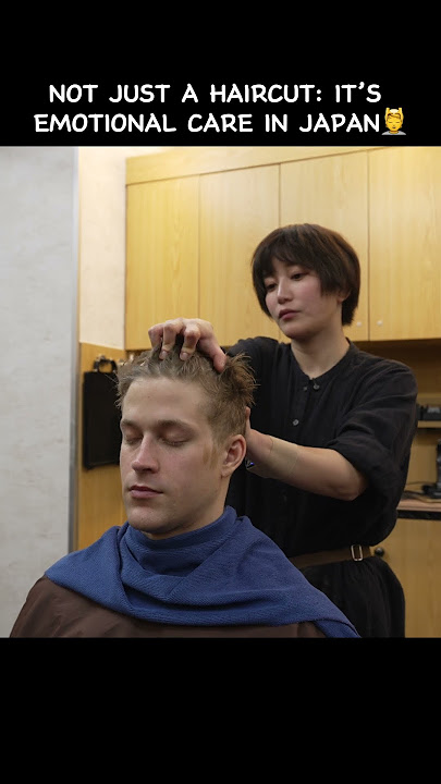 Why Japanese Barbershops Feel Like Therapy | ASMR Haircut #asmr #barbershop #asmrvideo