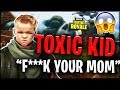 *TOXIC* 8 YEAR OLD KID RAGES *In Fortnite Battle Royale*