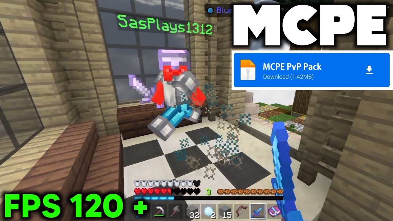 Best texture pack for Fps boost | PvP Texture packs for minecraft ...