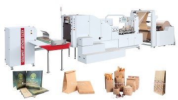 Roll Feeding Square Bottom Paper Bag Making Machine - Square Bottom Paper Bag Machine