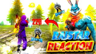 Raistar OP Reaction On My Gameplay || PN Rex Most Dangerous Squad Clutch - Garena Free Fire