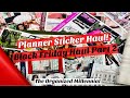 Planner Sticker Haul | Black Friday Sticker Haul Part 2 | January 2021 Sticker Haul!