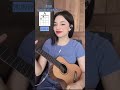 🌘Learn how to play popular song on Ukulele (EASY)🌘 #shorts #ukulele #flightukulele