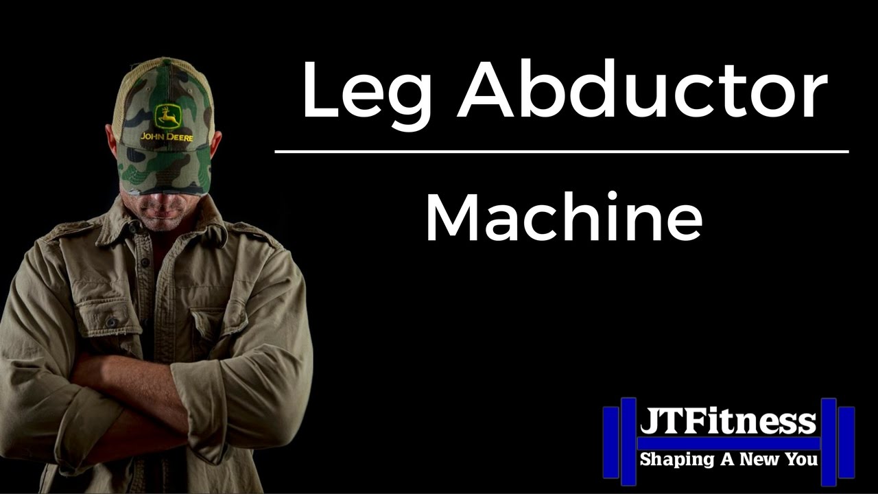 How to use the leg abductor machine in the gym YouTube