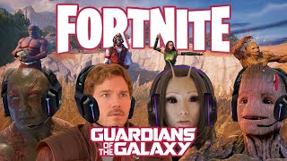 The Guardians of the Galaxy play Fortnite