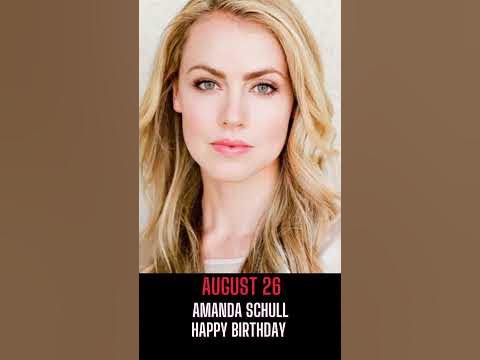 HAPPY BIRTHDAY Amanda Schull ! 🎈 - YouTube