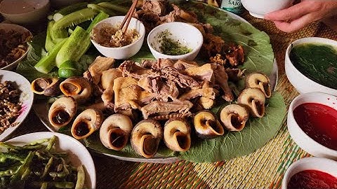 Đặc sản đồ rừng toàn món ngon khó cưỡng được rau đắng. Nguyễn Tất Thắng