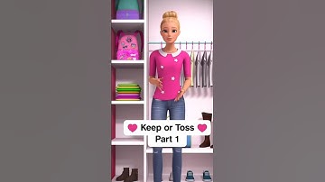 Keep or Toss part-1 👗 l Barbie vlogs