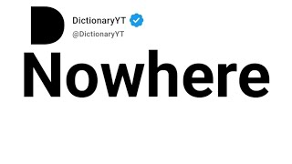 Nowhere Synonyms | Thesaurus | Similar Words 