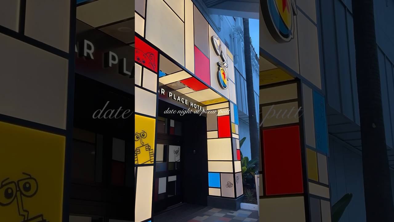 Mini golfing at the Pixar Place Hotel! ✨⛳️ 