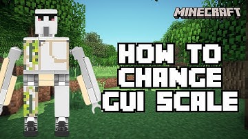 How to Change GUI Scale on Minecraft 2024?