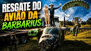 A MISSÃO RESGATE: Colocamos um AVIÃO no meio da pista do HUB ✈️🔥
