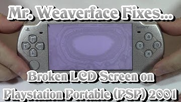 The DIY How To Fix Broken Playstation Portable PSP LCD Screen 2001