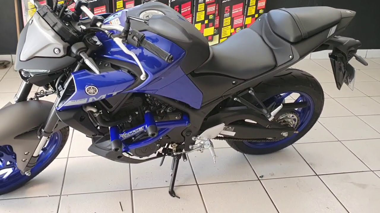 Protetor motor Yamaha mt 03 azul metálico(Stunt Race - Motos - Jardim Nova  Morada, Campinas 1246966455