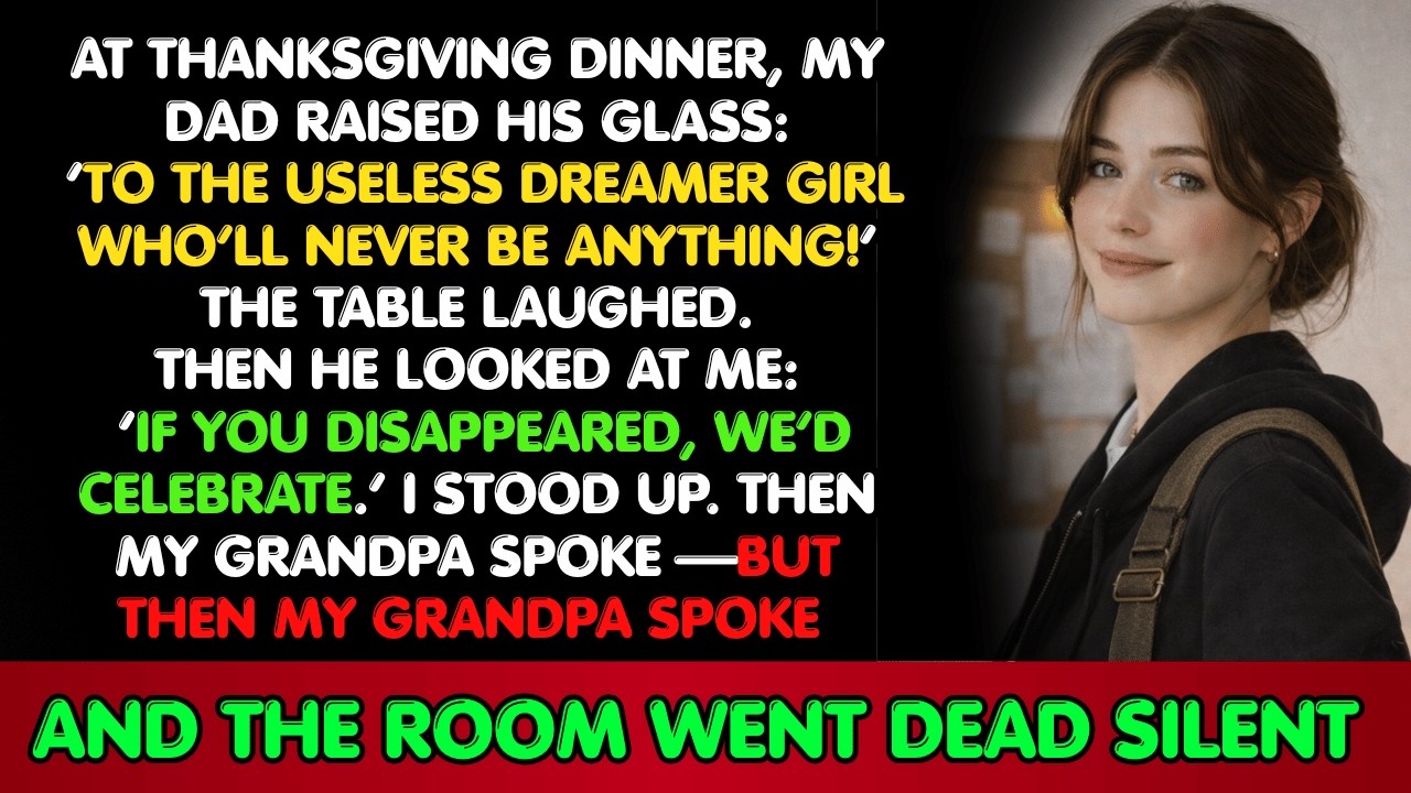 My Parents Said I’d “Never Amount To Anything” At Dinner — Then Grandpa Spoke Up And Everything