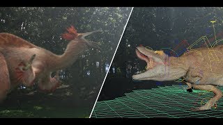 [恐竜CG] VFX BREAKDOWN リアルな映像はこうして生まれた！ | 恐竜超世界 | NHKスペシャル | Japanese dinosaurs CG | NHK