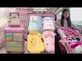 Immersive Packing of Suitcases 🎀 | restocking / closet and kitchen organization