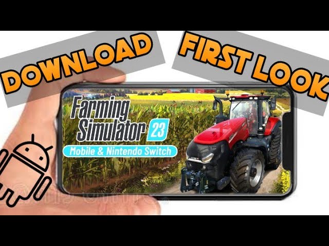 FS 23 mobile 🔥How to download Android/ios first look gameplay🥳 