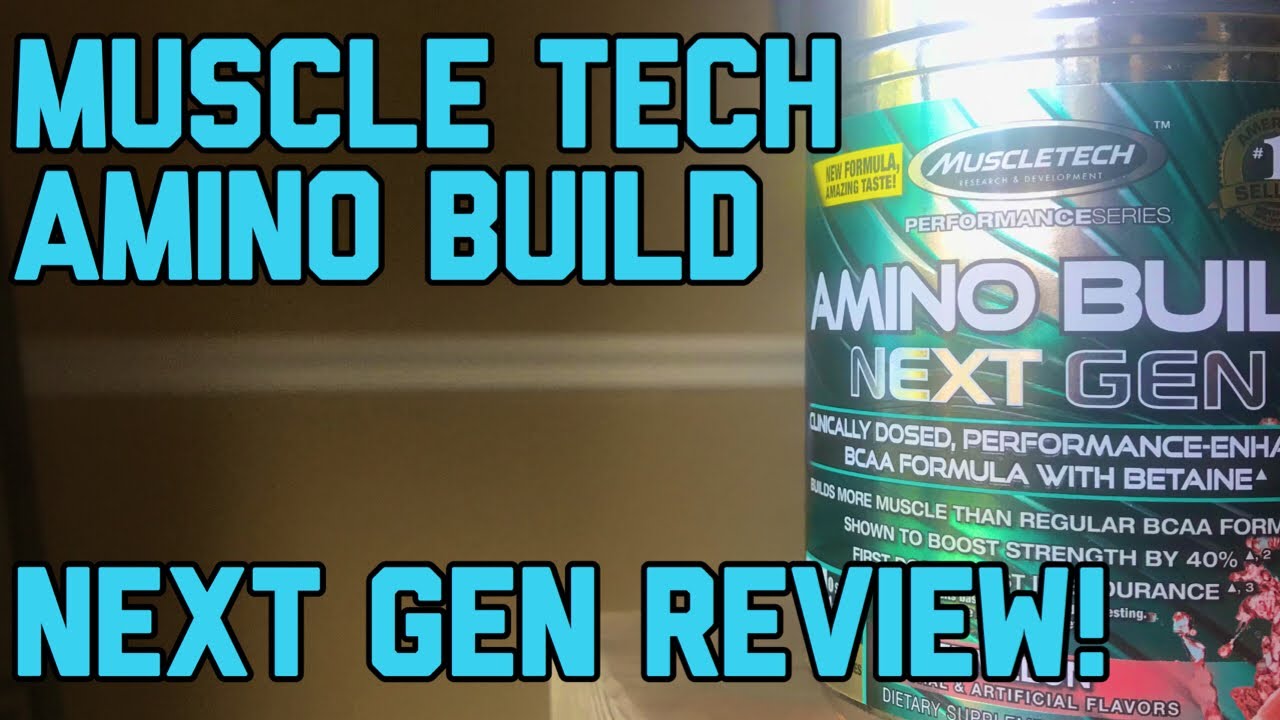 Muscle Tech Amino Build Next Gen Review! - YouTube