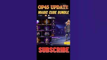 New Magic Cube Bundle Exchange | OP45 UPDATE #sktdpgamer #freefire #shorts #video