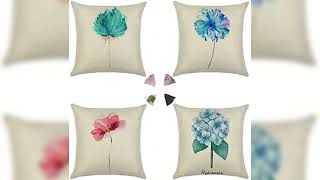 Latest Hand Painted Cushion Cover Design || Fabric Painting Cushion Covers || Pillow cover Design