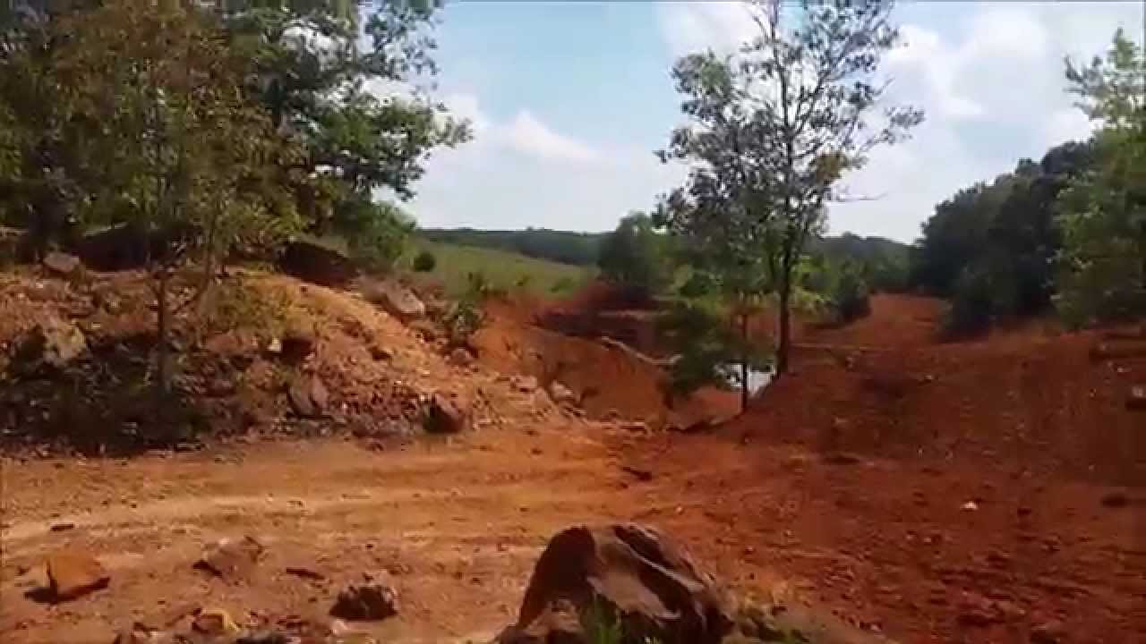 Moselle No  10 Open-Pit Mine Exploration: Acid mine drainage everywhere.