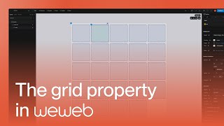 How to use the grid property in WeWeb