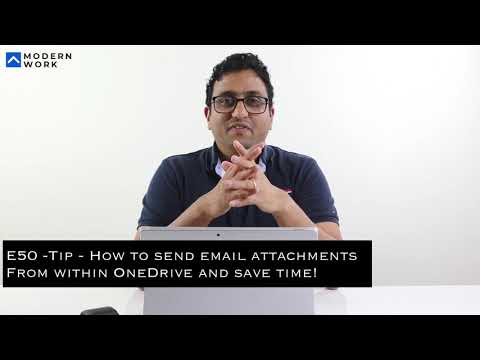 Tip: How to send email attachments from OneDrive for Business | vlog 50