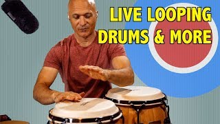 live looping - drums, ukulele, flute