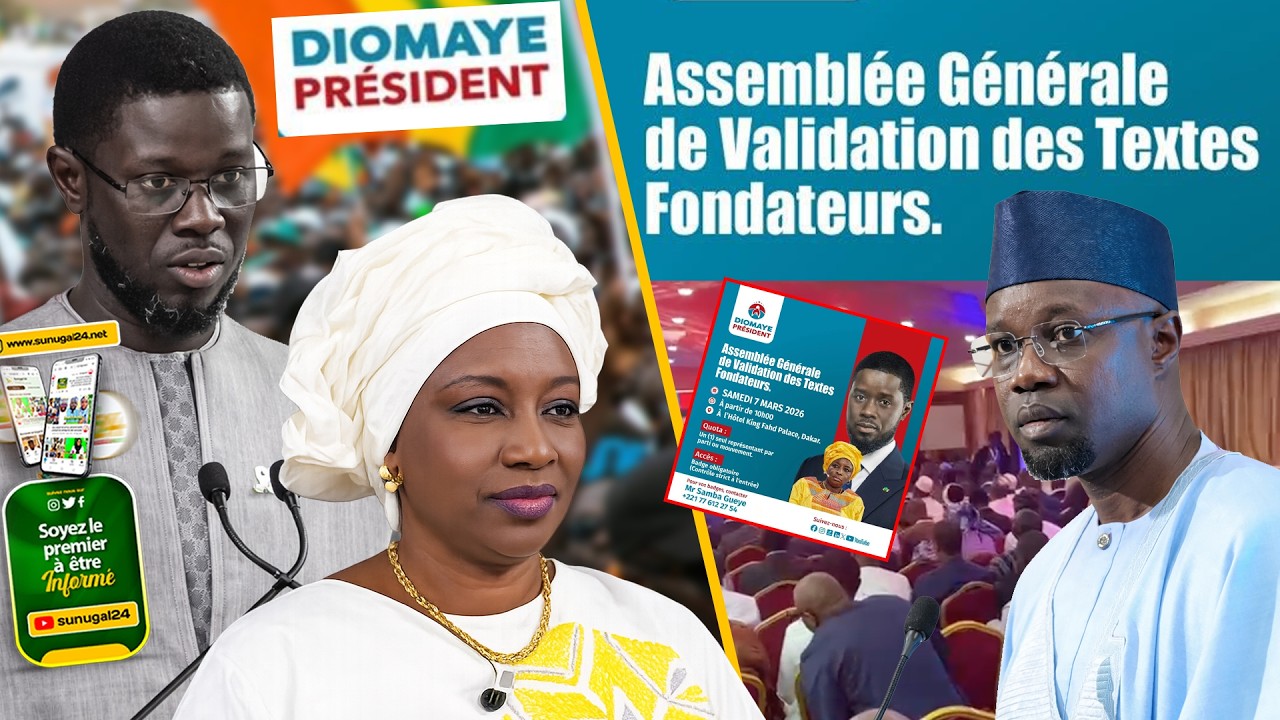 🔴DIRECT: Assemblée Générale explosive au King Fahd Palace, Coalition Diomaye Président, Mimi et...